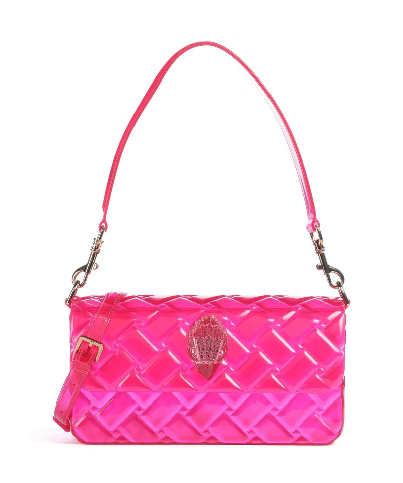 Kurt Geiger Jelly Kensington Schultertasche fuchsia