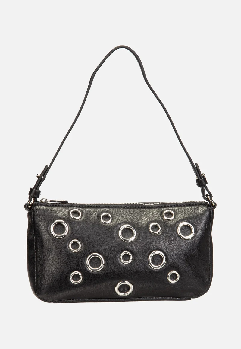 Ryker Eylets Crossbody S Vintage Goat Black - Abendtasche
