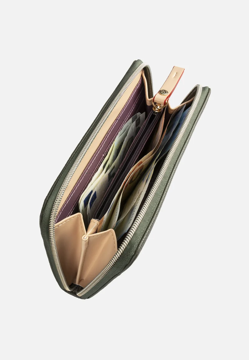 Ella Ladies Purse Olive - Portemonnaie