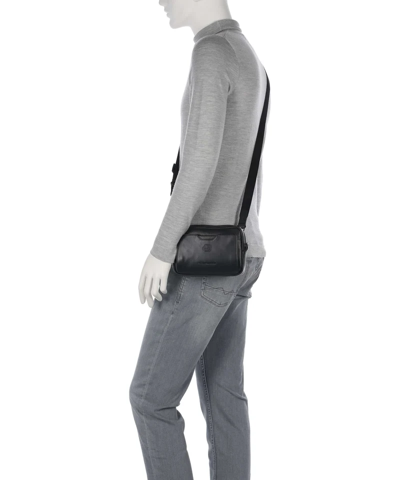 Piquadro Ael Umhängetasche black
