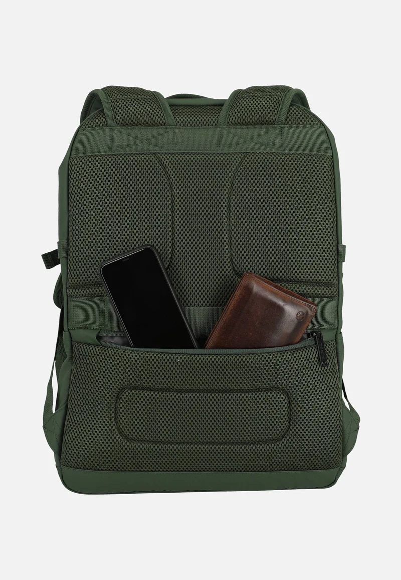Basics Rollup Daypack Oliv - Rucksack