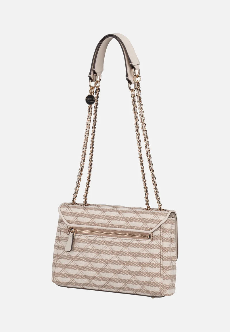 Giully II 2 Comp Conv Flap Taupe Multi - Crossbody Bag