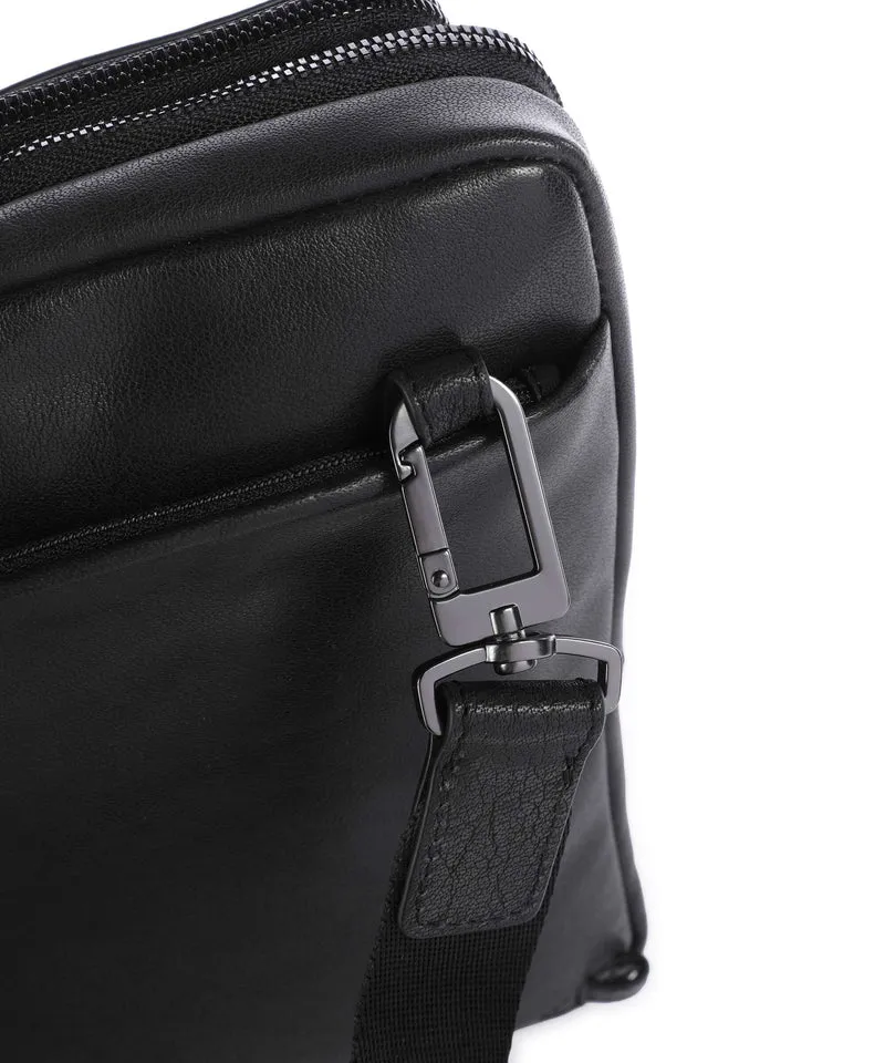 Piquadro Solm Umhängetasche black