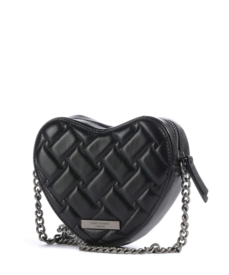 Kurt Geiger Kensington Heart Umhängetasche black