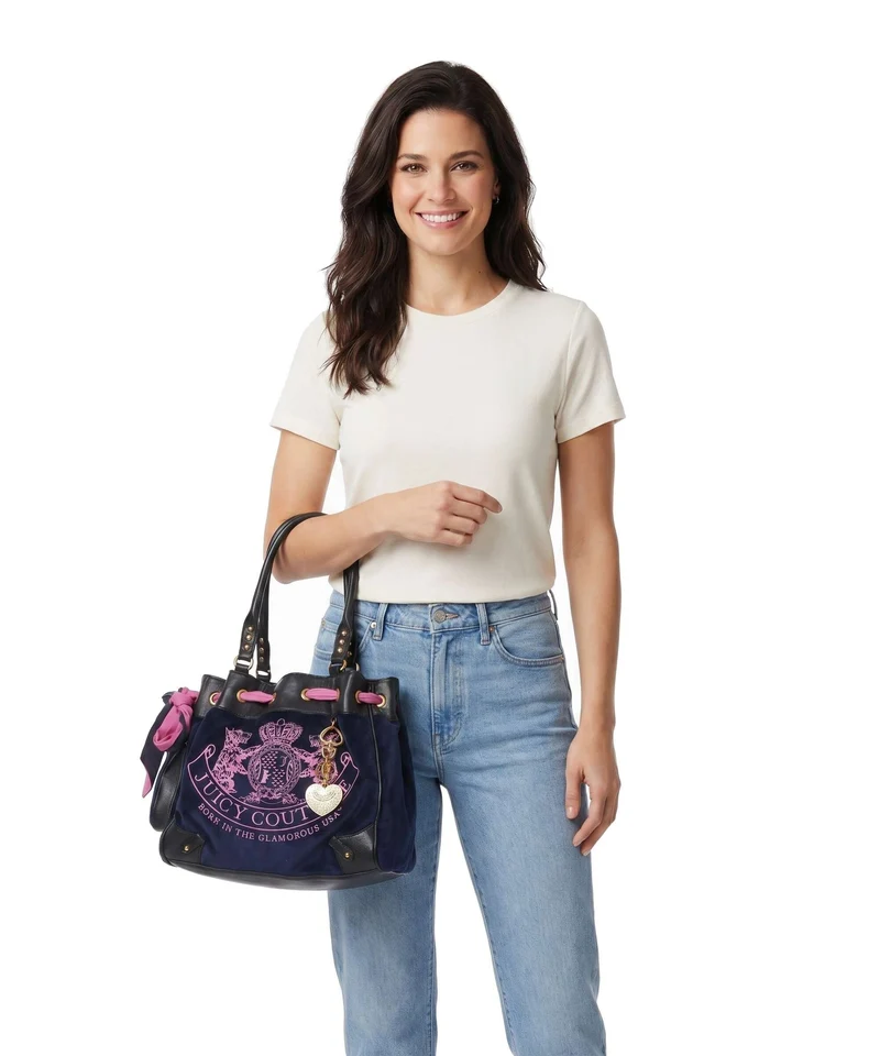 Juicy Couture Daydreamer Classic Crest L Shopper blue depths