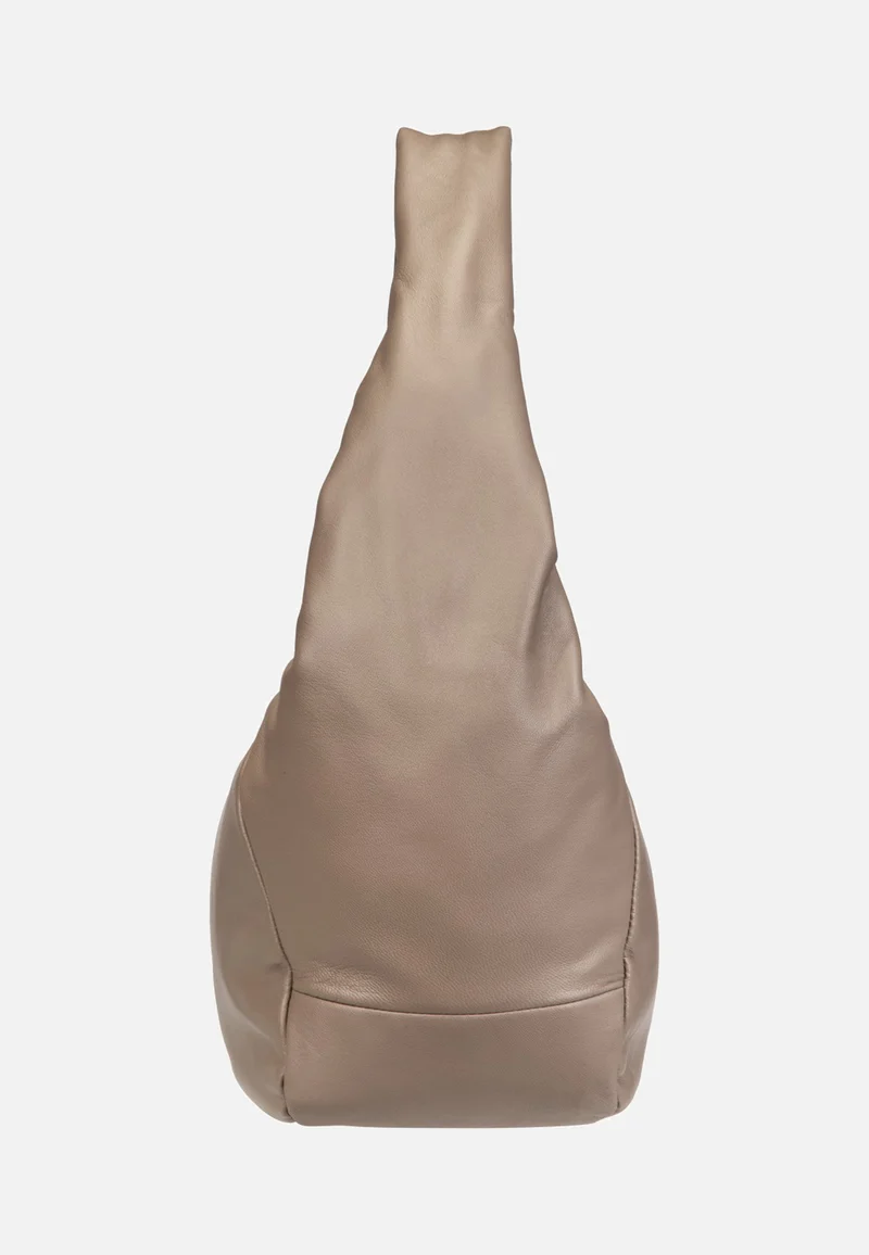 Farrah M Vintage Goat Neutral Grey - Hobo Bag