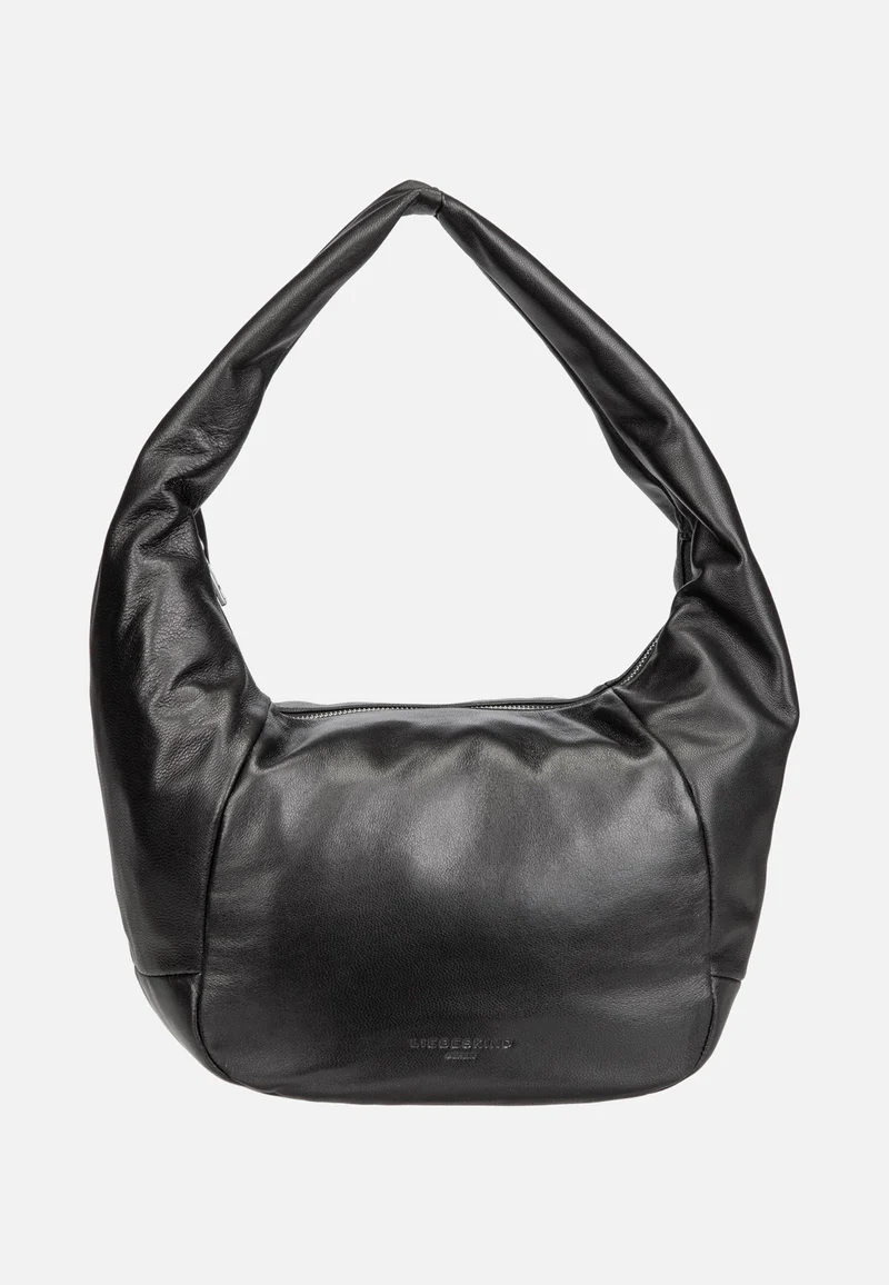 Farrah M Vintage Goat Black - Hobo Bag