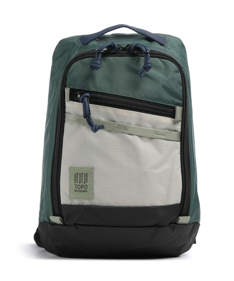 Topo Designs Mountain Slingbag forest/bone white