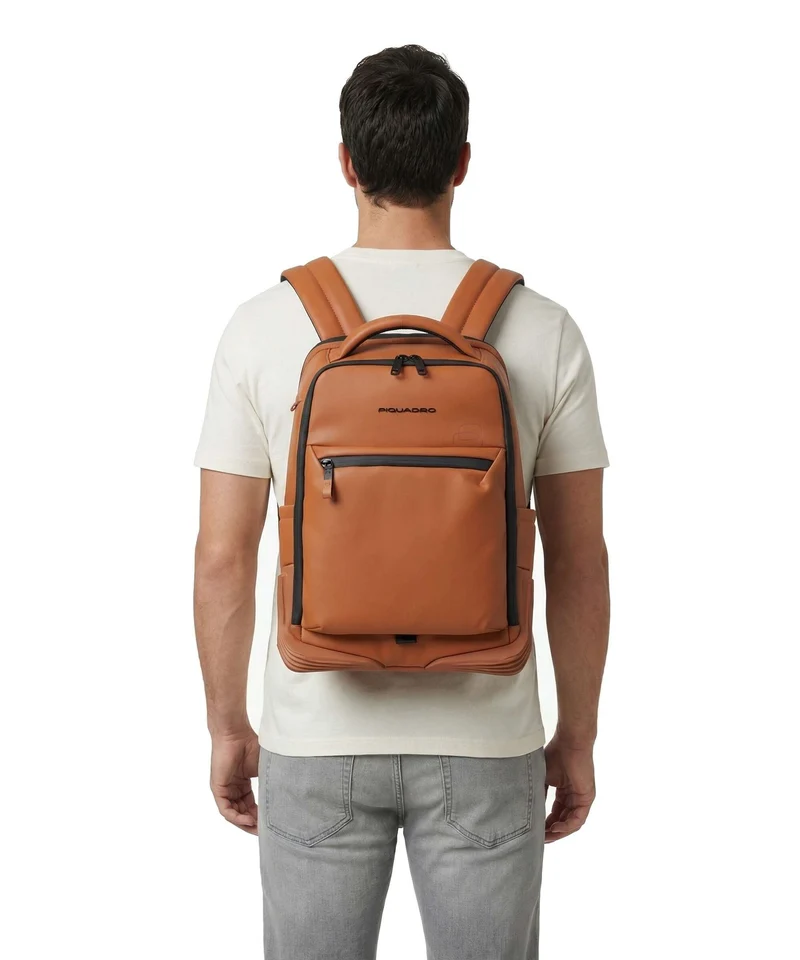 Piquadro Corner Special Rucksack cuoio