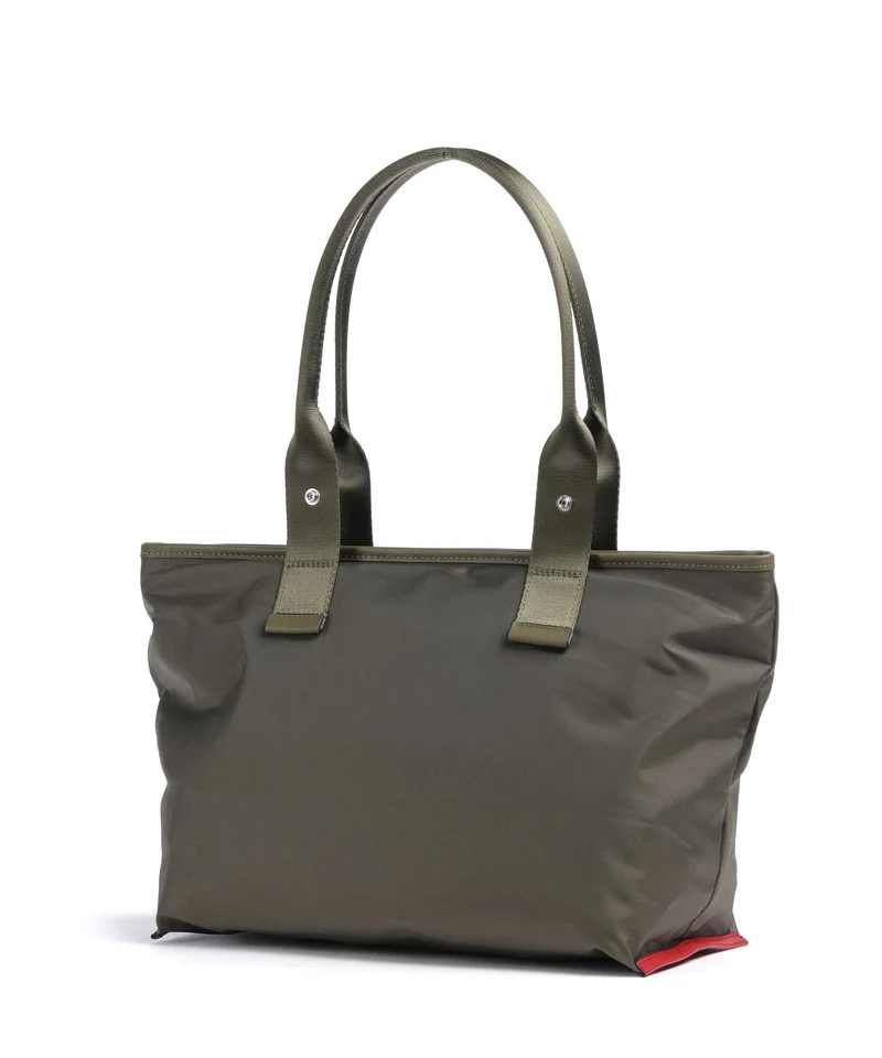 Lancel Mistral M Shopper dark khaki