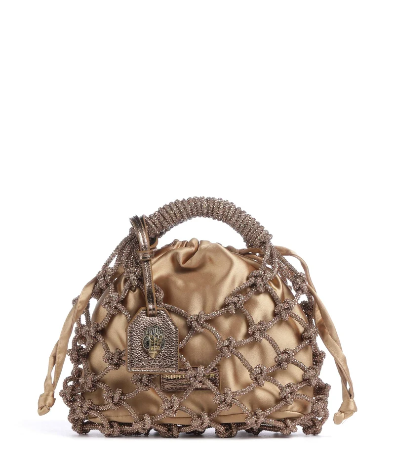 Kurt Geiger Macrame Small Handtasche bronze
