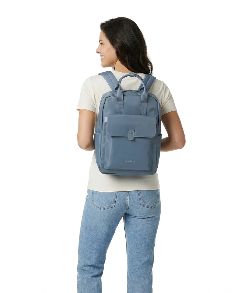 Travelite Ville Rucksack denim blue