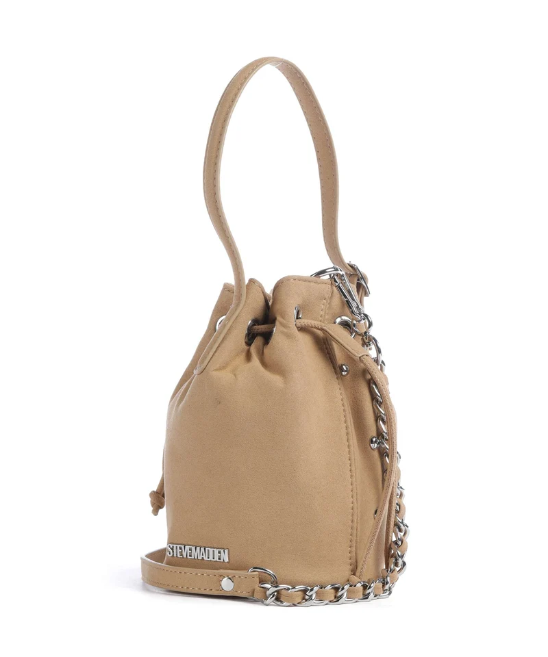 Steve Madden BSUNRAY Bucket Handtasche tan/silver