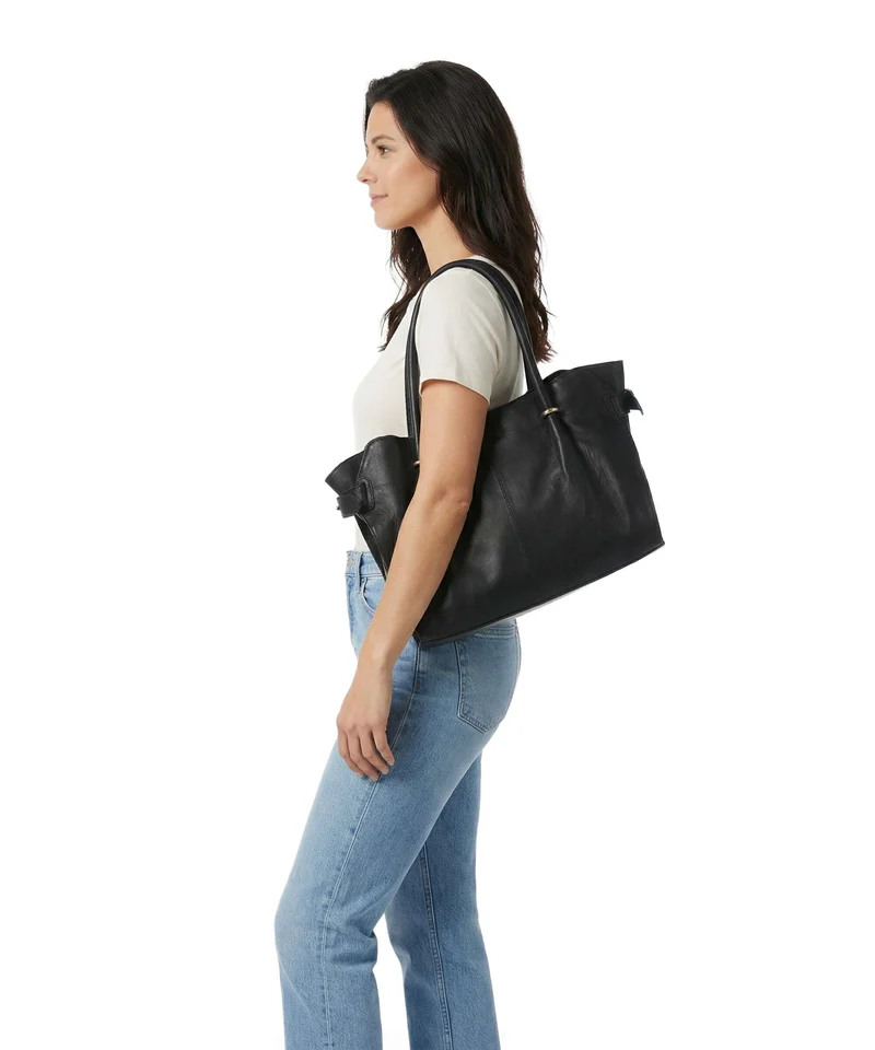 Depeche Golden Chic Shopper black