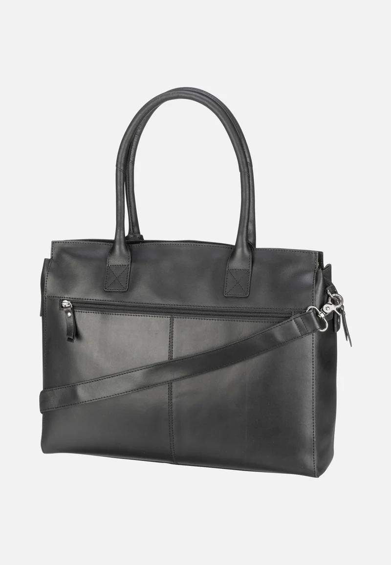 Vintage Doris Laptopbag 15.6'' Black - Aktentasche