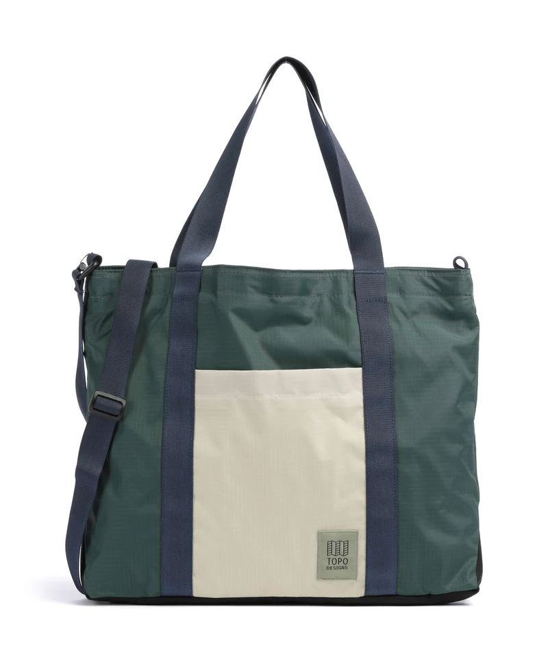 Topo Designs Mountain Essential Shopper forest/bone white