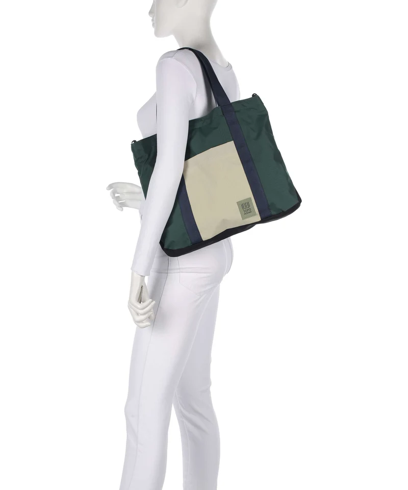 Topo Designs Mountain Essential Shopper forest/bone white