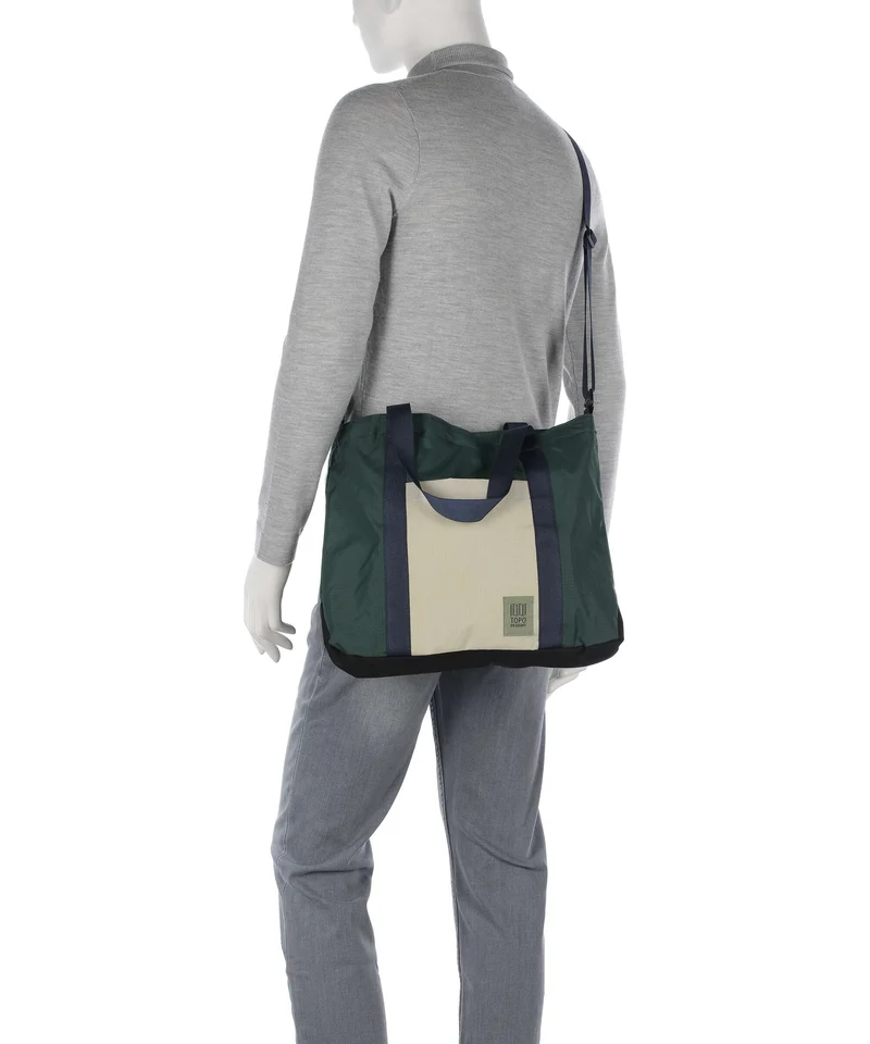 Topo Designs Mountain Essential Shopper forest/bone white