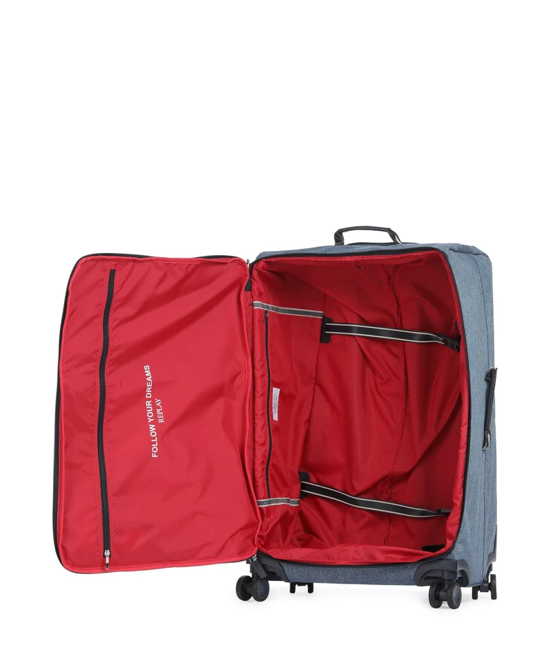 Brics Replay 4-Rollen Trolley light denim