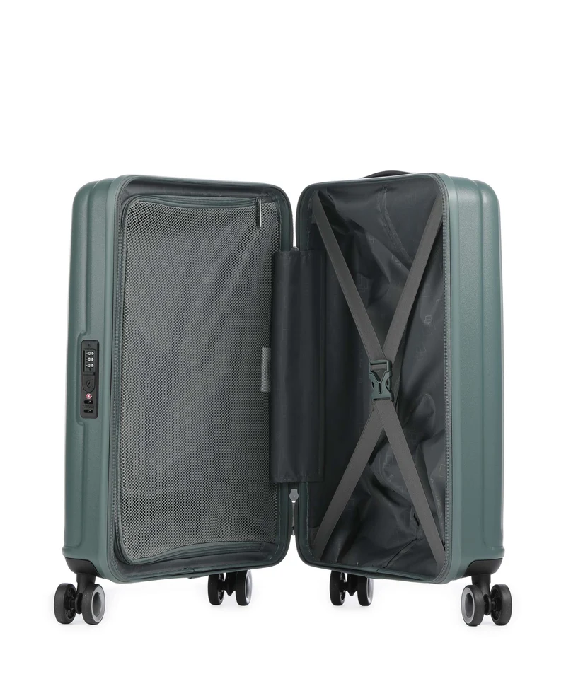 American Tourister Sunset Hills 4-Rollen Trolley dark forest