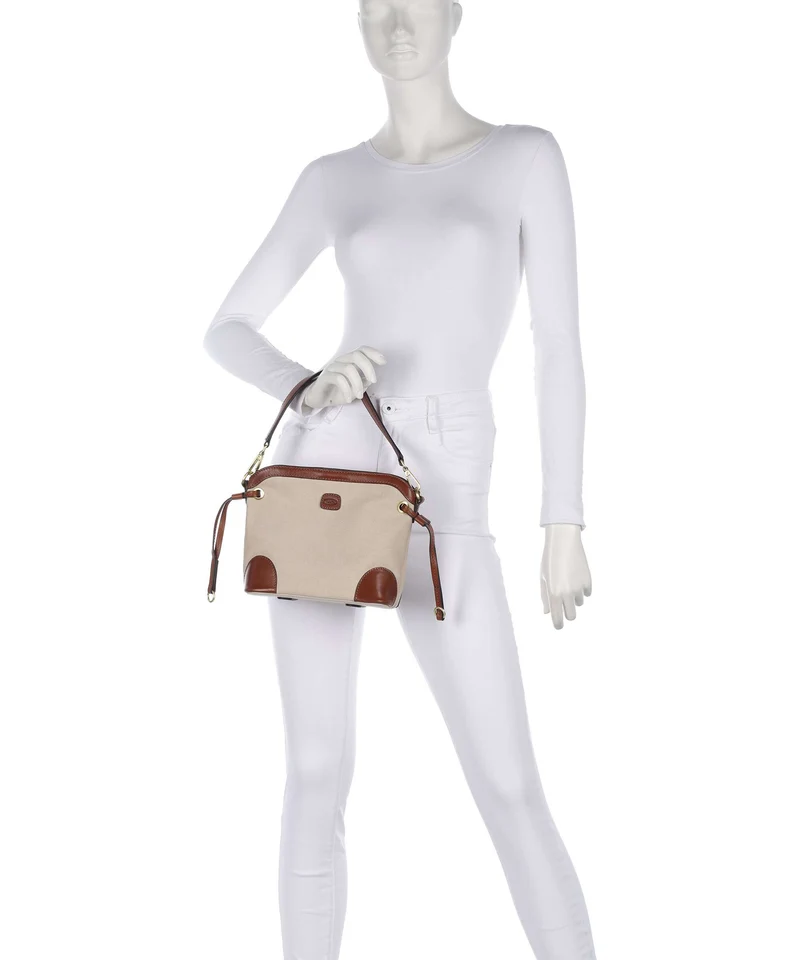 Brics Volterra Small Bucket Handtasche cappuccino