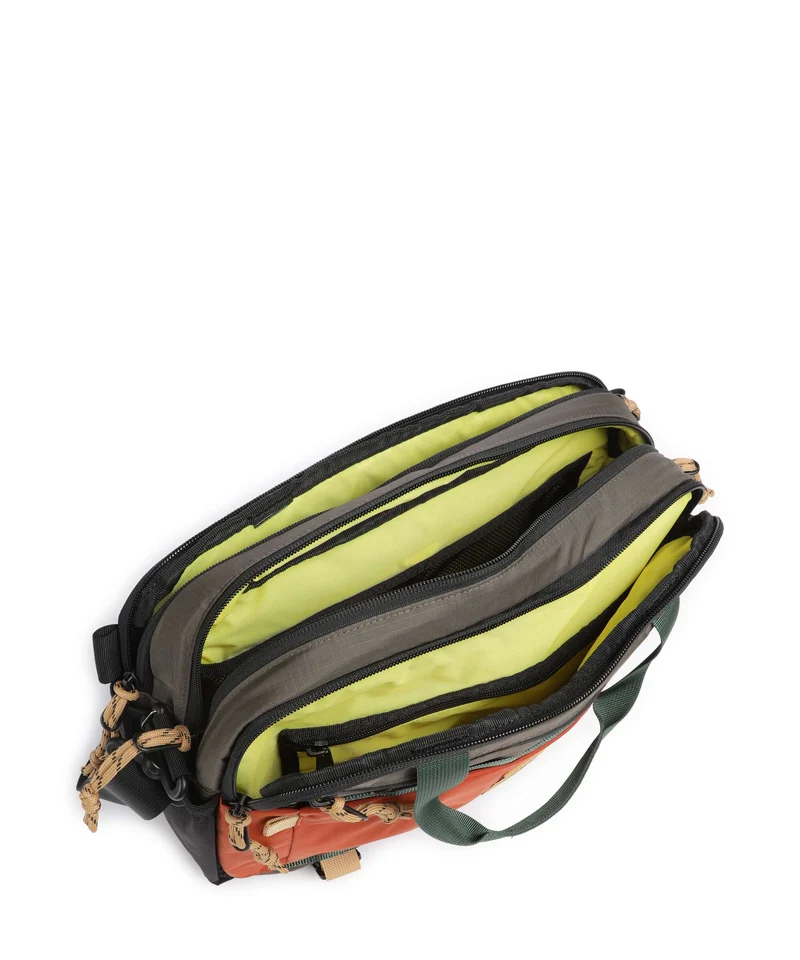 Topo Designs Mountain Umhängetasche woodland/terracotta