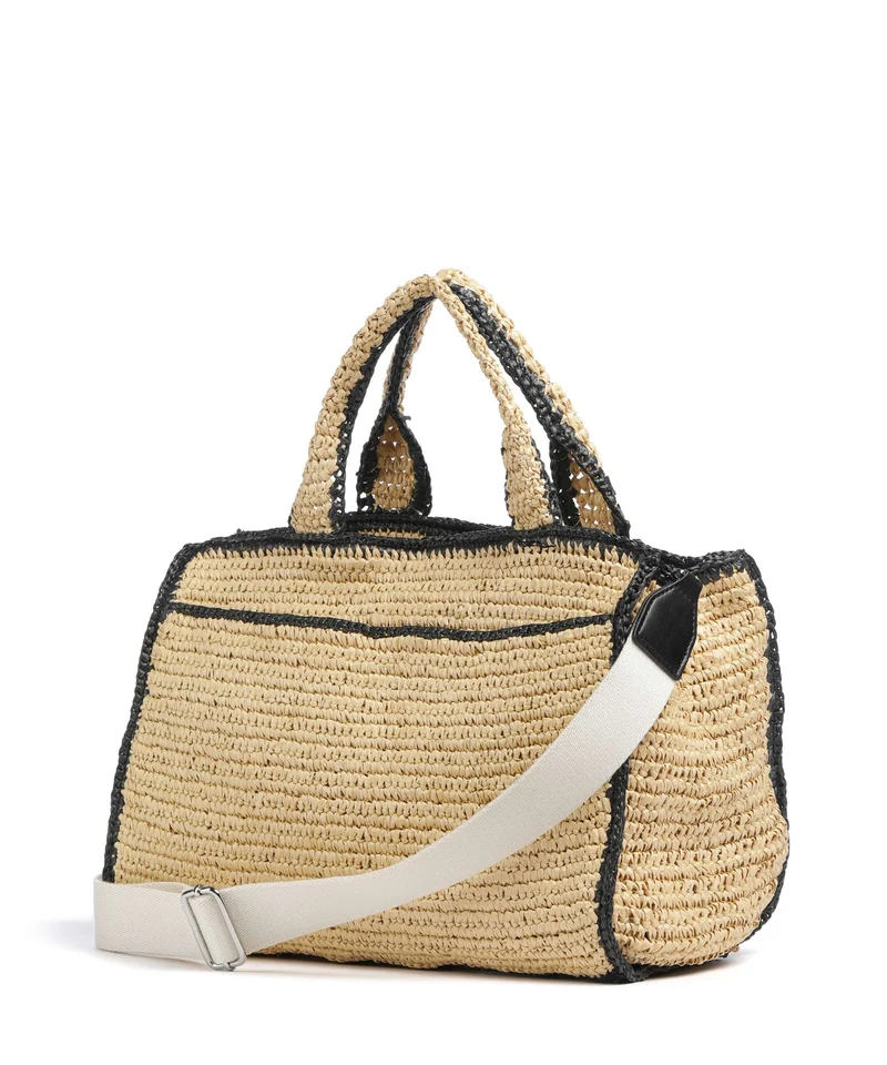 DKNY Hadlee Medium Handtasche natural/black