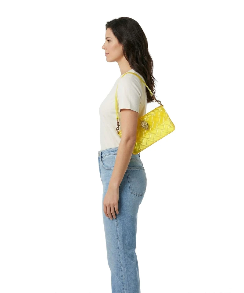 Kurt Geiger Jelly Kensington Schultertasche yellow