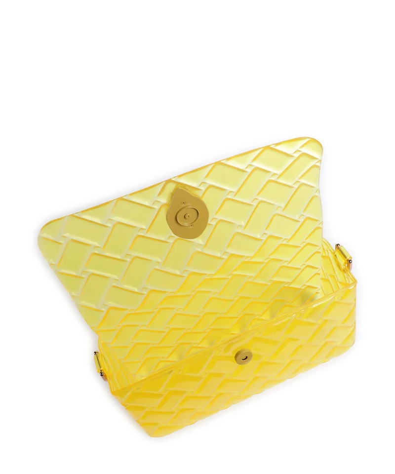 Kurt Geiger Jelly Kensington Schultertasche yellow