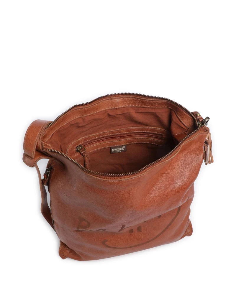 Taschendieb Wien Fröhlichgasse 3 Rucksack-Tasche cognac