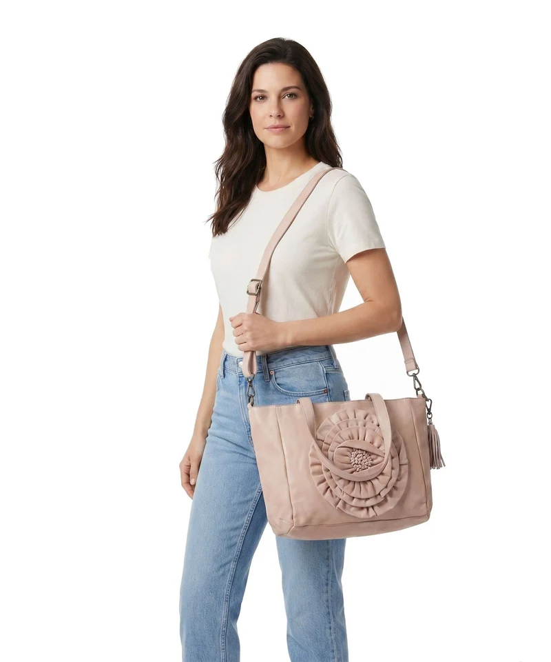 Taschendieb Wien Rosenhügelstrasse 2 Shopper linen rose
