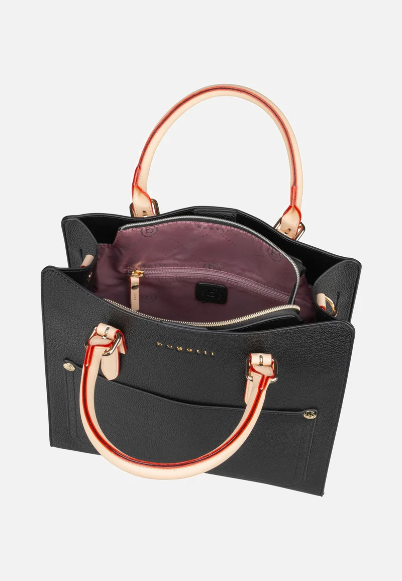 Ella Top Handle Large Dunkelbraun - Tote Bag