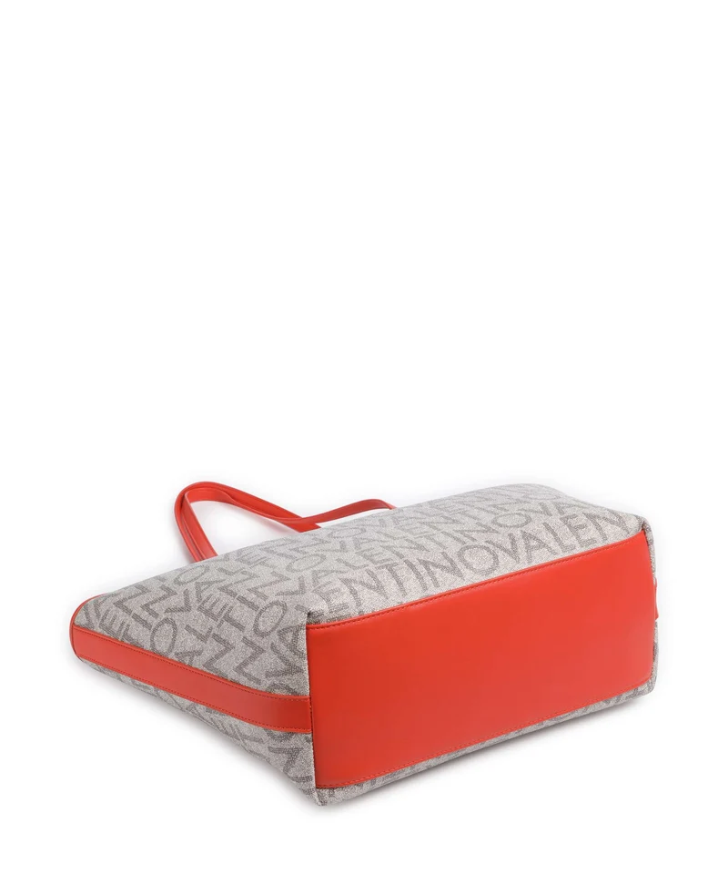 Valentino Bags Logo Shopper beige/arancio
