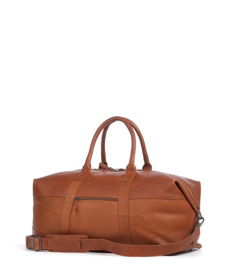 The Chesterfield Brand Wax Pull Up Cow Portsmouth 2 Weekender cognac