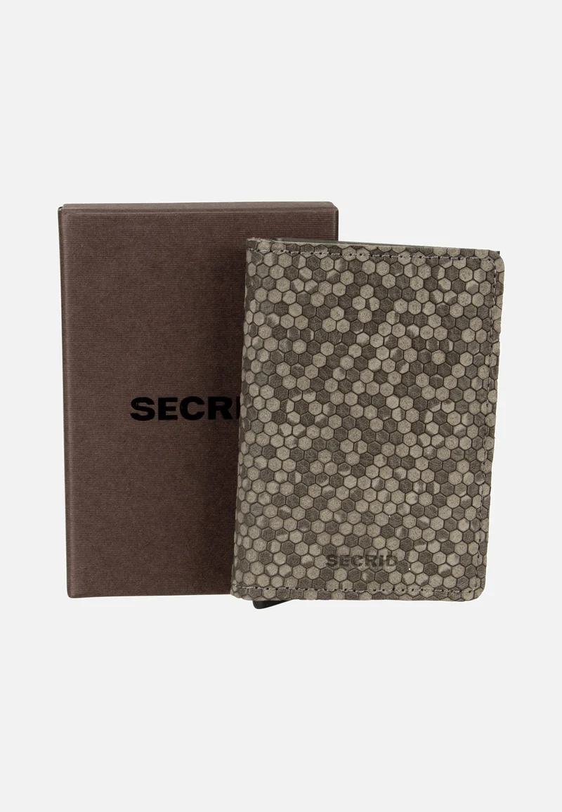 Slimwallet Hexagon Grey - Portemonnaie
