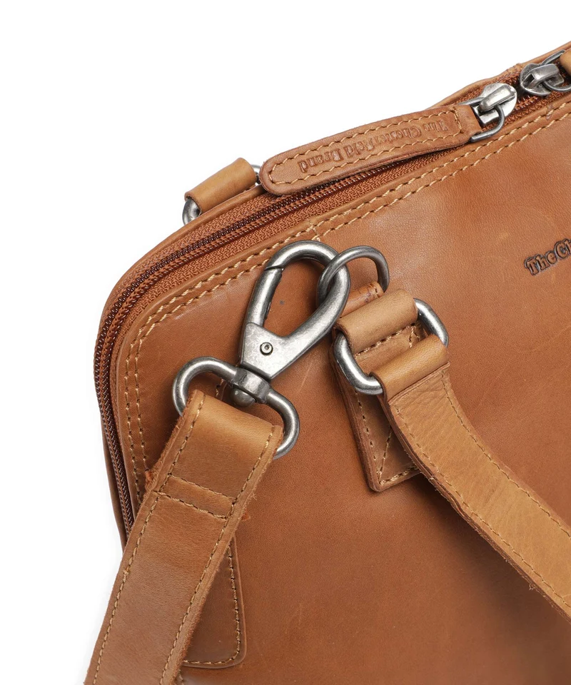 The Chesterfield Brand Wax Pull Up Cow Seron Schultertasche cognac