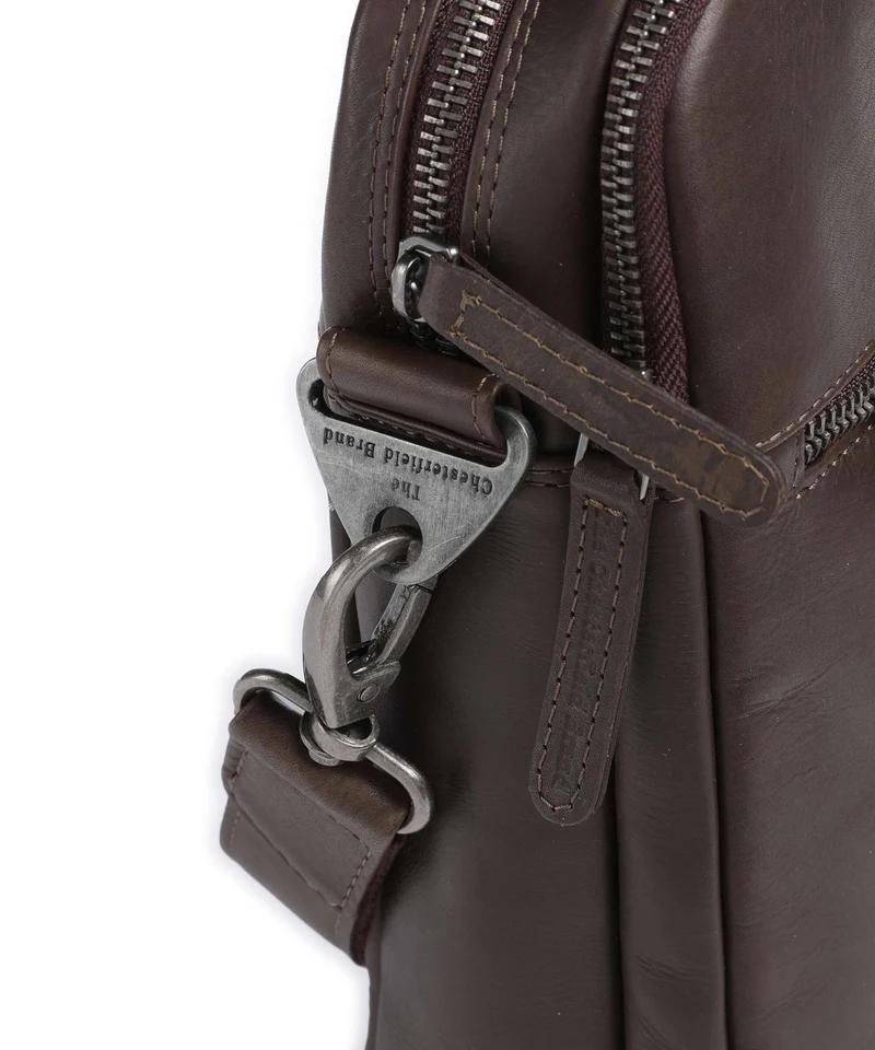The Chesterfield Brand Wax Pull Up Cow Montara Laptoptasche brown
