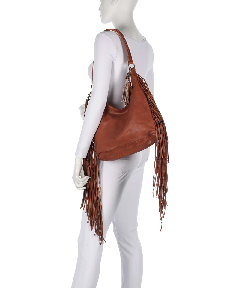 Taschendieb Wien Löwengasse 5x Beuteltasche cognac