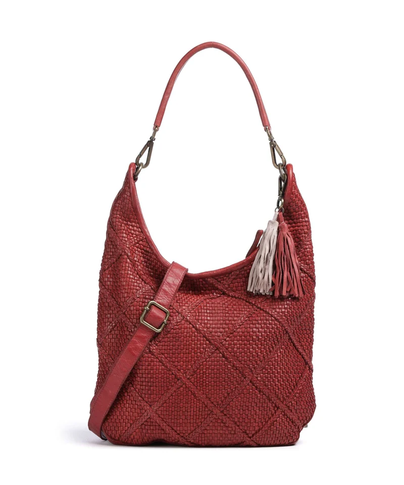 Taschendieb Wien Beatrixpark 2 Beuteltasche burgundrausch