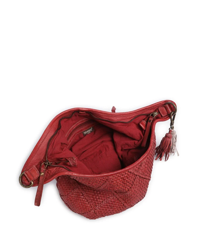 Taschendieb Wien Beatrixpark 2 Beuteltasche burgundrausch