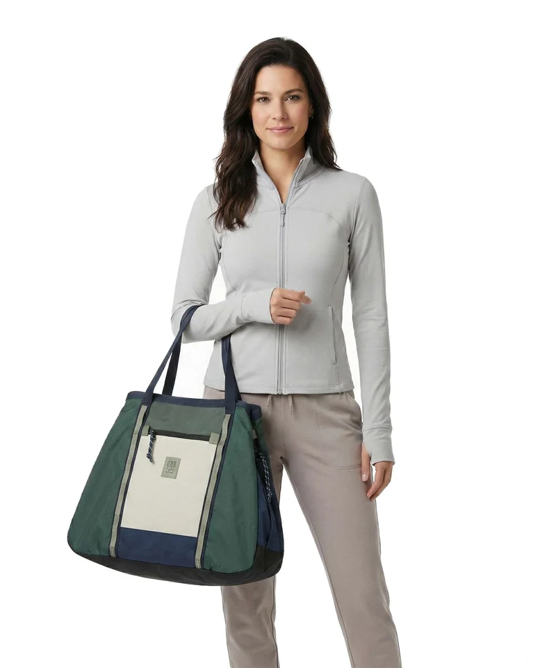 Topo Designs Mountain Gear Shopper forest/bone white