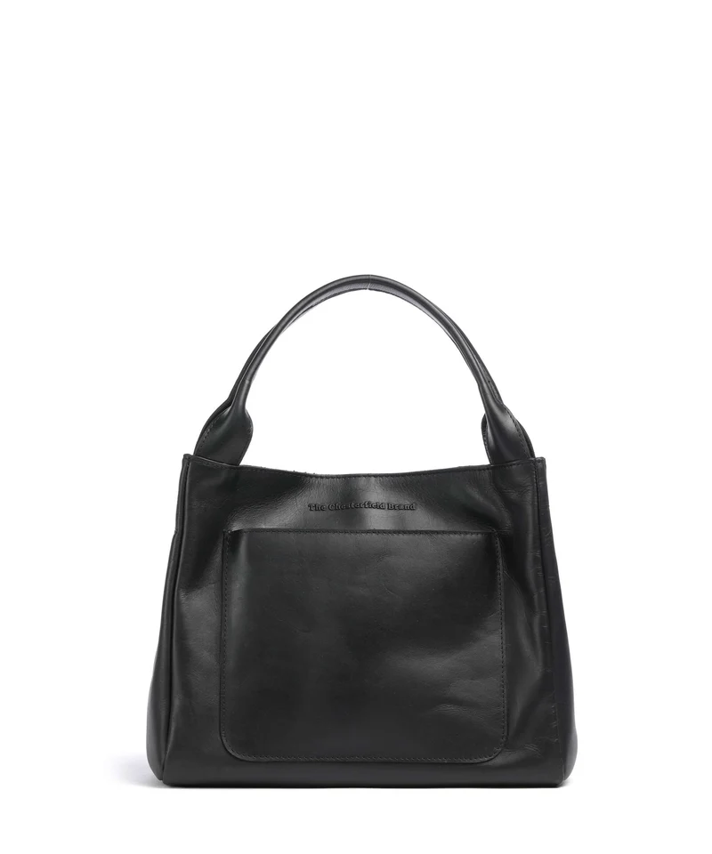 The Chesterfield Brand Wax Pull Up Cow Tenara Schultertasche black