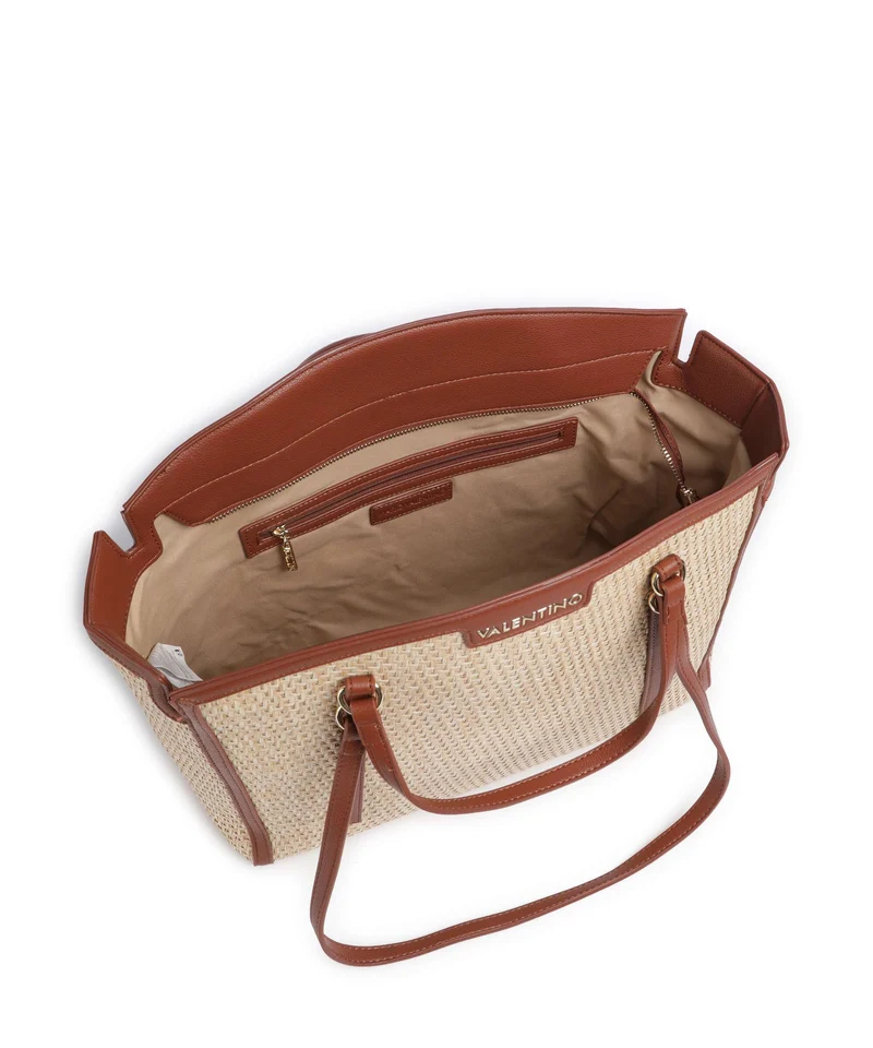 Valentino Bags Demetra Shopper naturale/cuoio