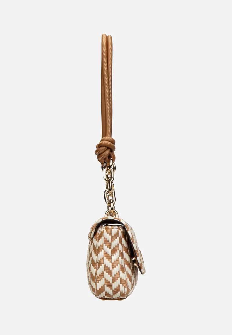 Tessi Flap Shoulder Cognac Multi - Umhängetasche