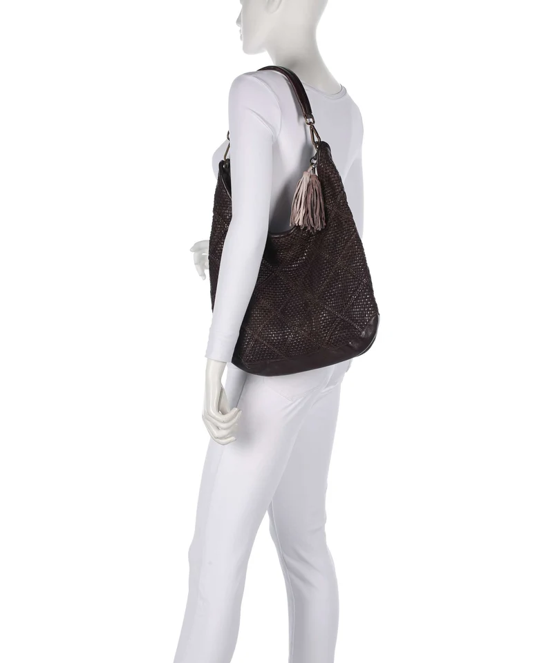 Taschendieb Wien Beatrixpark 2 Beuteltasche mokka
