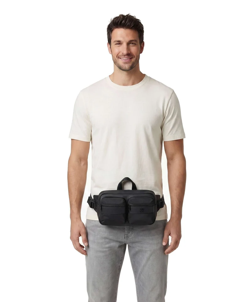 Hugo Quantic Gürteltasche black