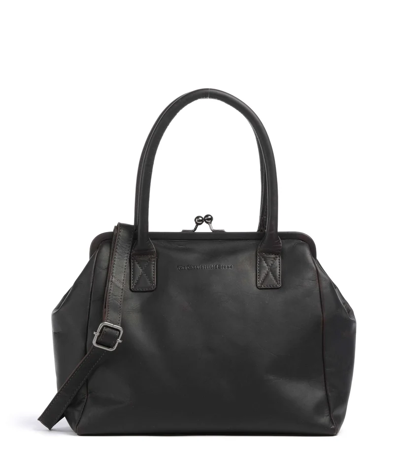 The Chesterfield Brand Wax Pull Up Cow Dorin Schultertasche brown