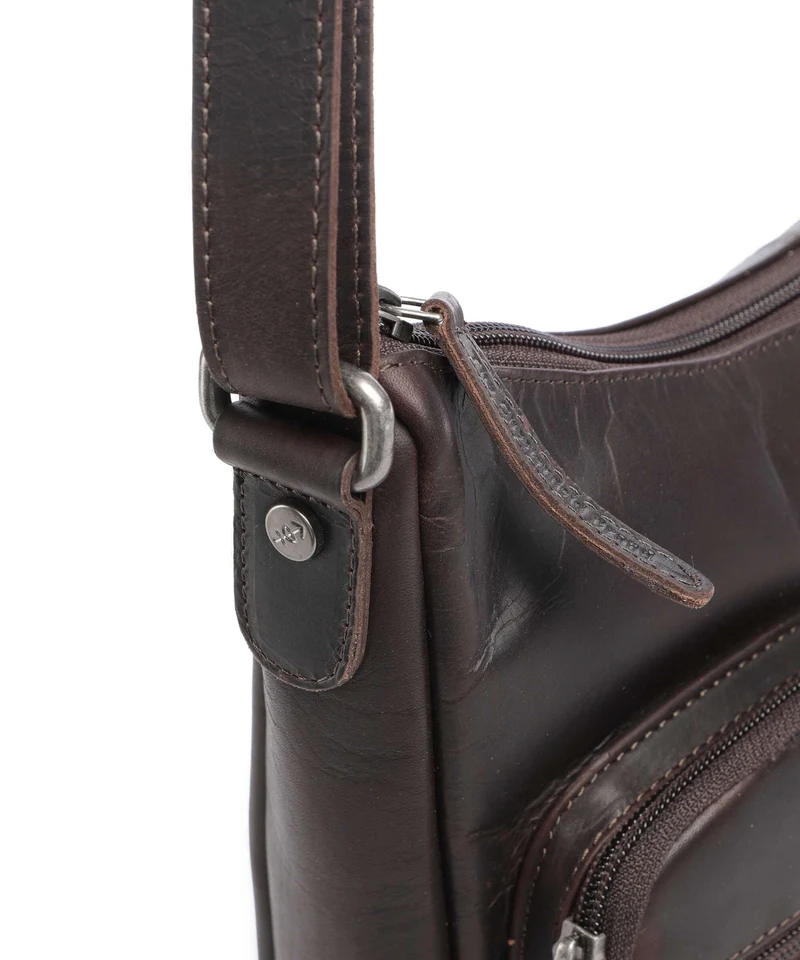 The Chesterfield Brand Wax Pull Up Cow Valenora Schultertasche brown