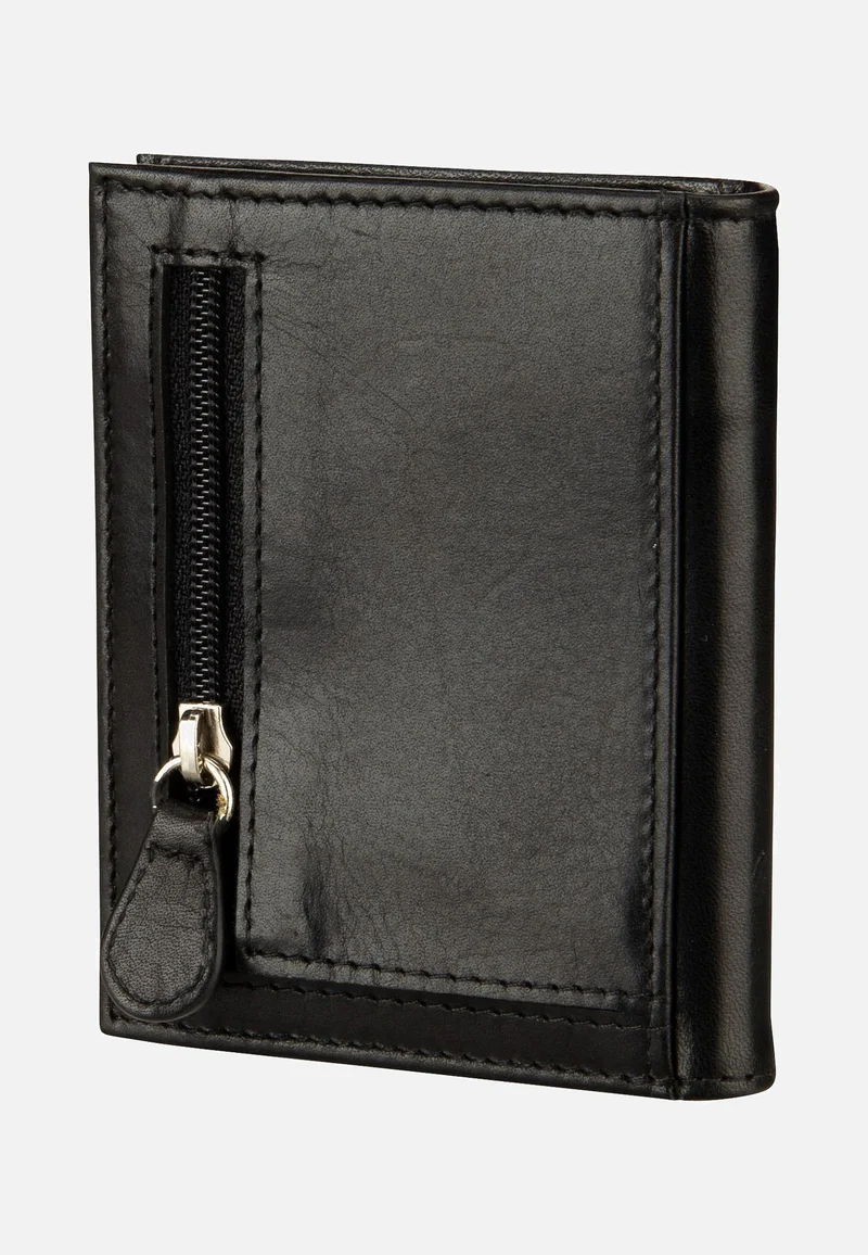 Secure Slim Mini Zip Special 1485R Schwarz - Portemonnaie
