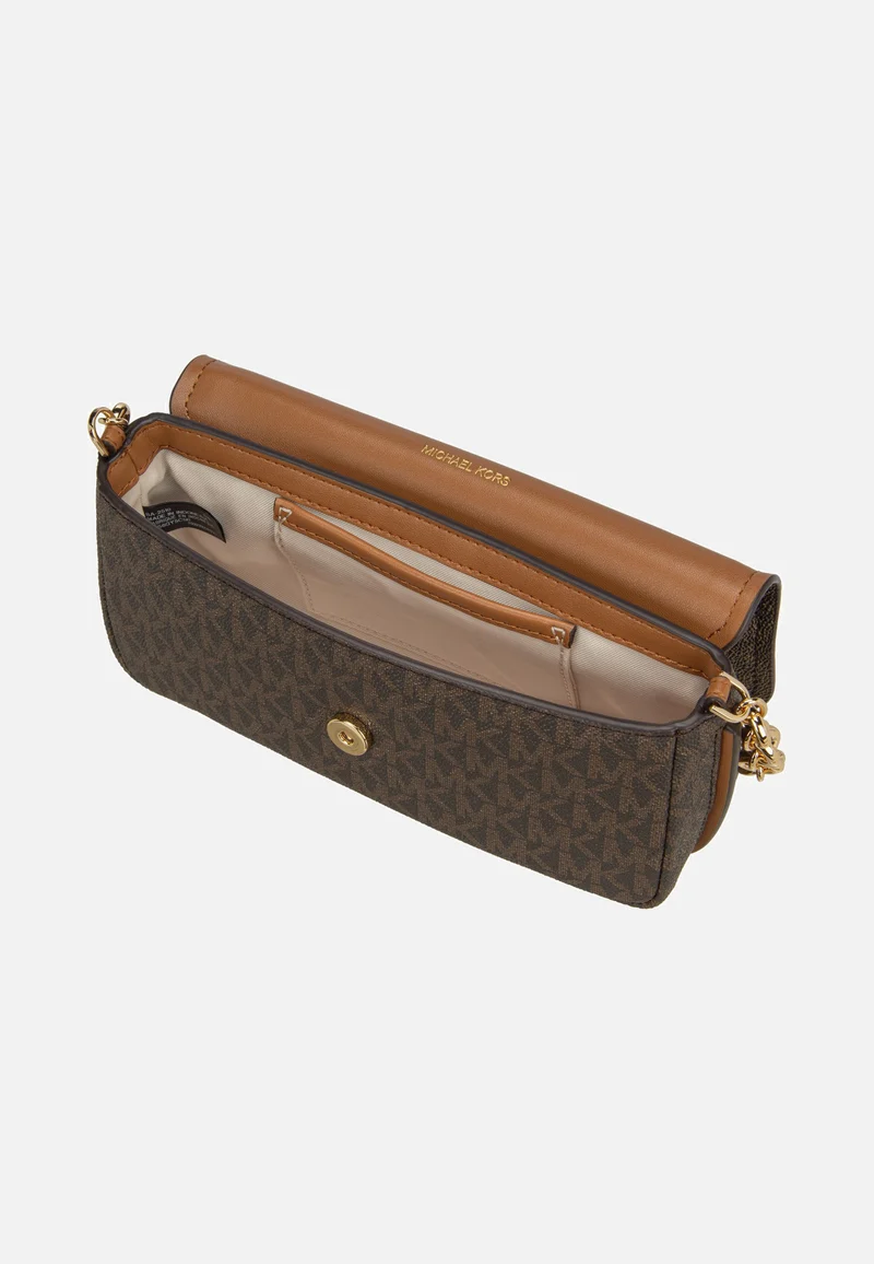Nolita SM Flap Chain Xbody Brown/Acorn - Abendtasche